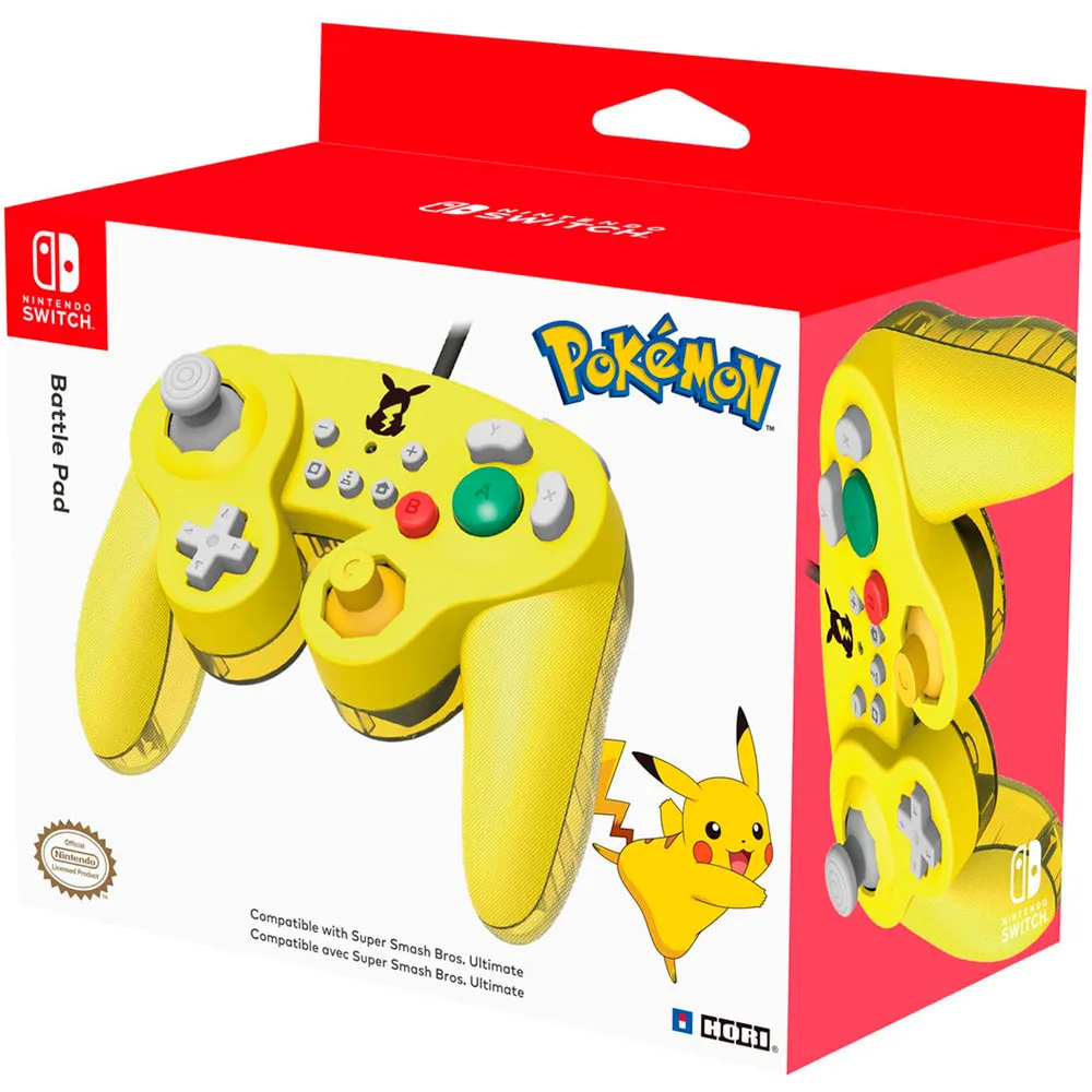 Hori Super Smash Bros Pikachu Gamepad nintendo switch controller