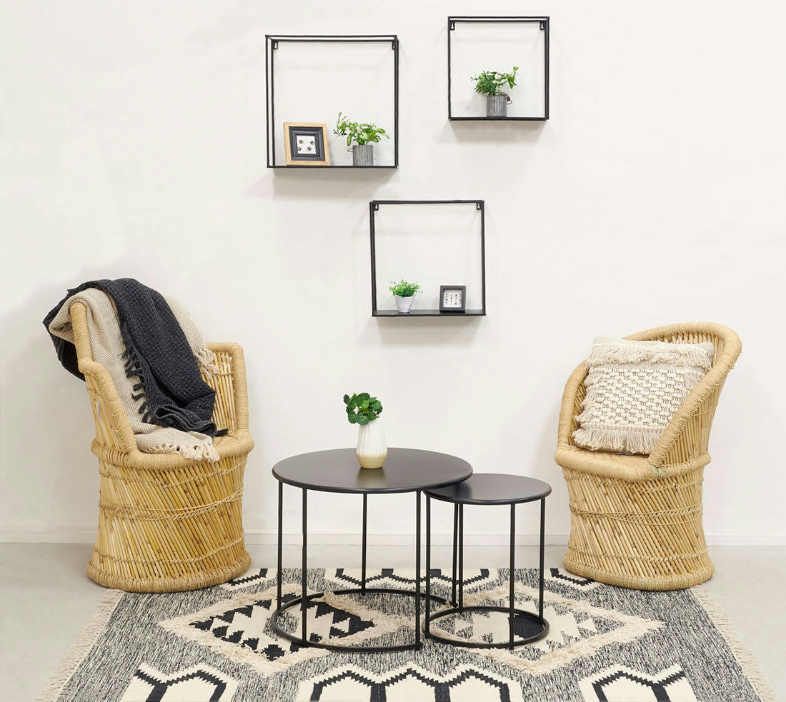 - Vases en céramique terrazzo (lot de 2)