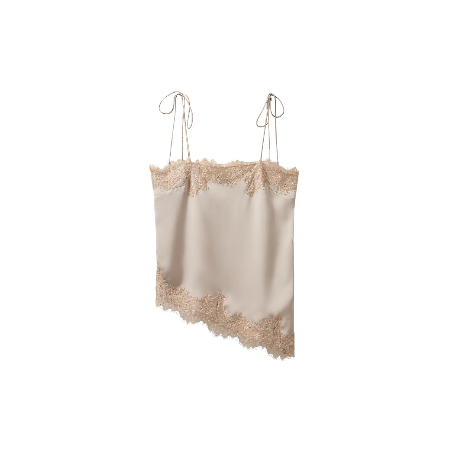 VIRASW LACE DETAILED TOP, feather gray