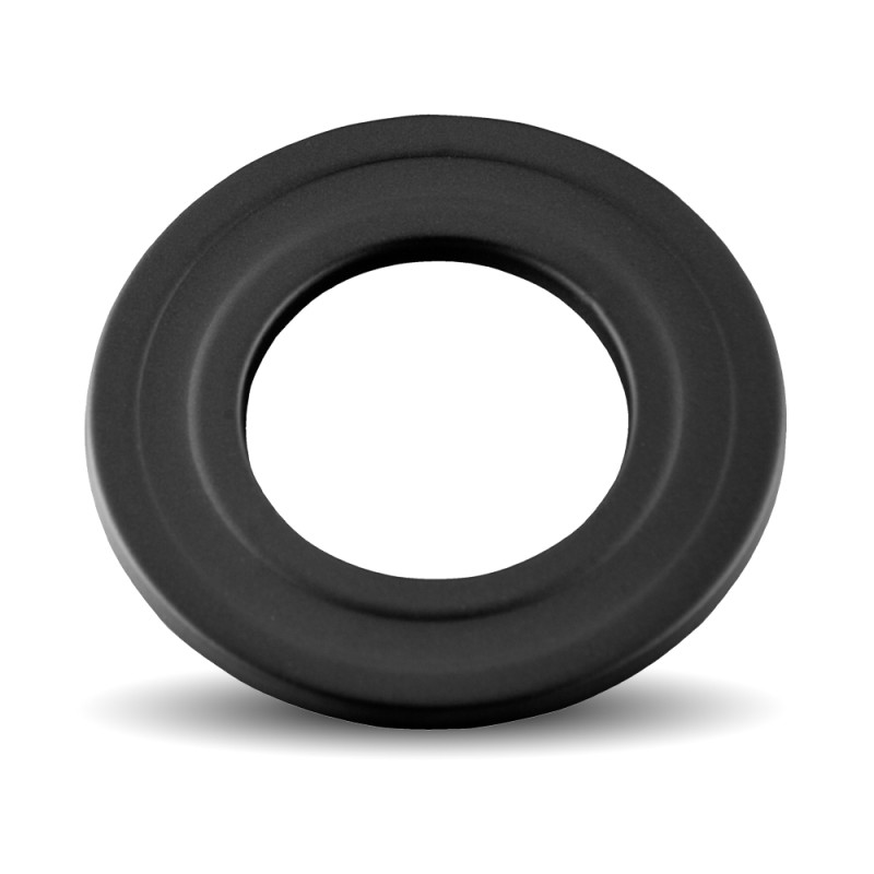 Rosace de finition noire Ø 80 mm WARMTECH