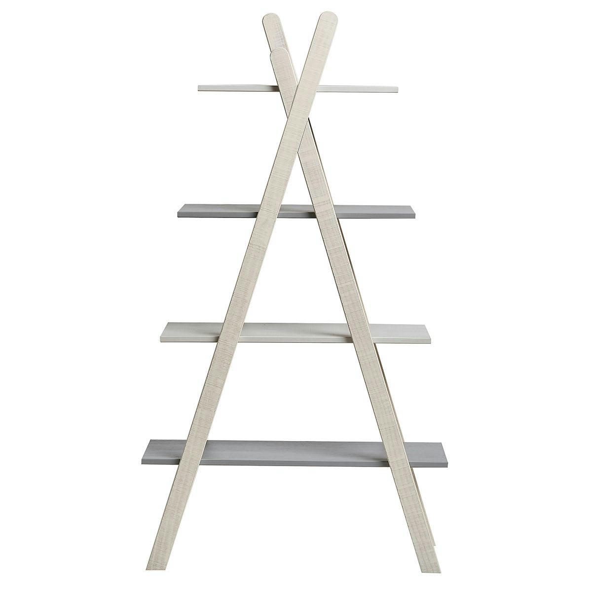 CANDEL - Etagère  4 niveaux structure bois et plateaux mdf