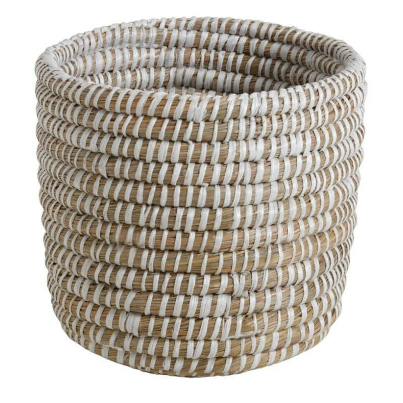 - Cache pot jonc de mer Pot de 17 cm