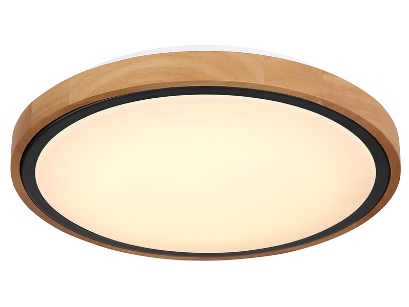 Plafon Bruno LED 30 cm metalowy brązowy