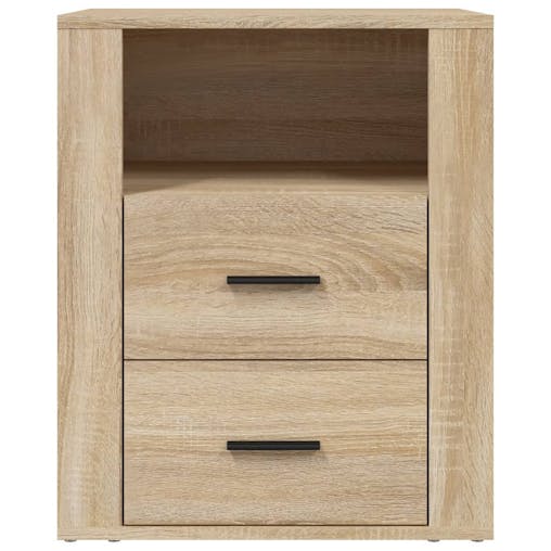 NNEVL Bedside Cabinet Sonoma Oak 50x36x60 cm Engineered Wood