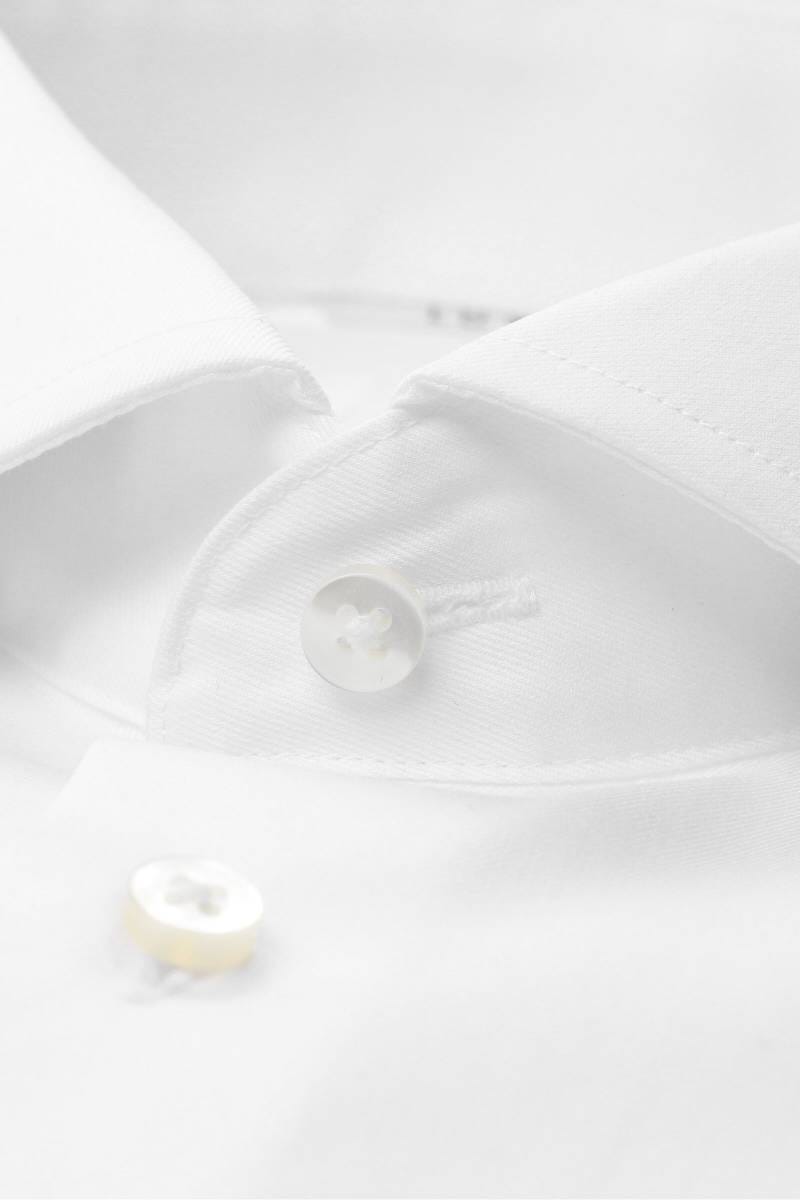 ETERNA 1863 Slim Fit Hemd weiss, Einfarbig
