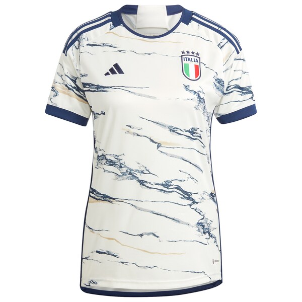 Italy National Team adidas Women's 2023 Away Replica Jersey - White