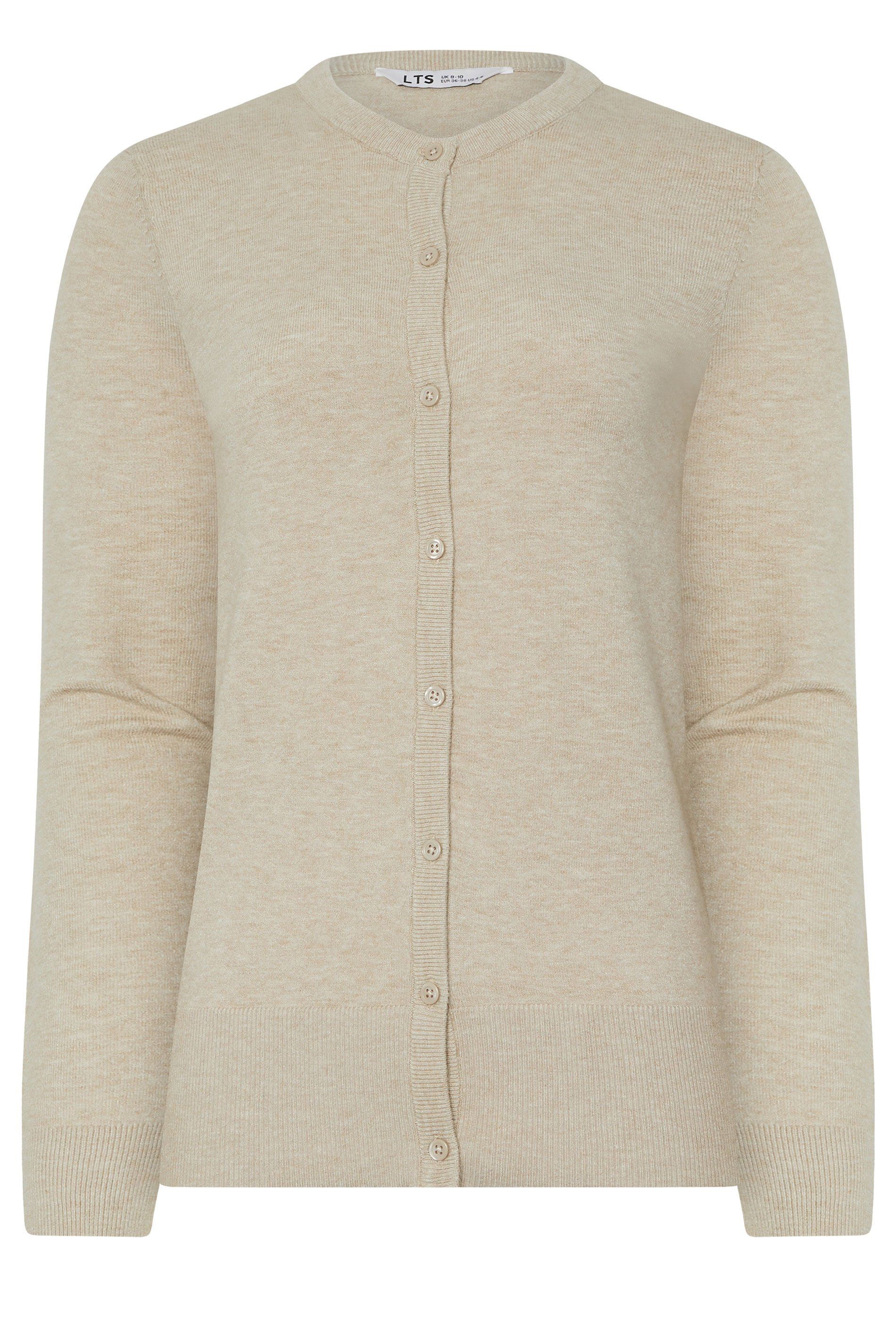 Long Tall Sally Tall Crew Neck Button Cardigan