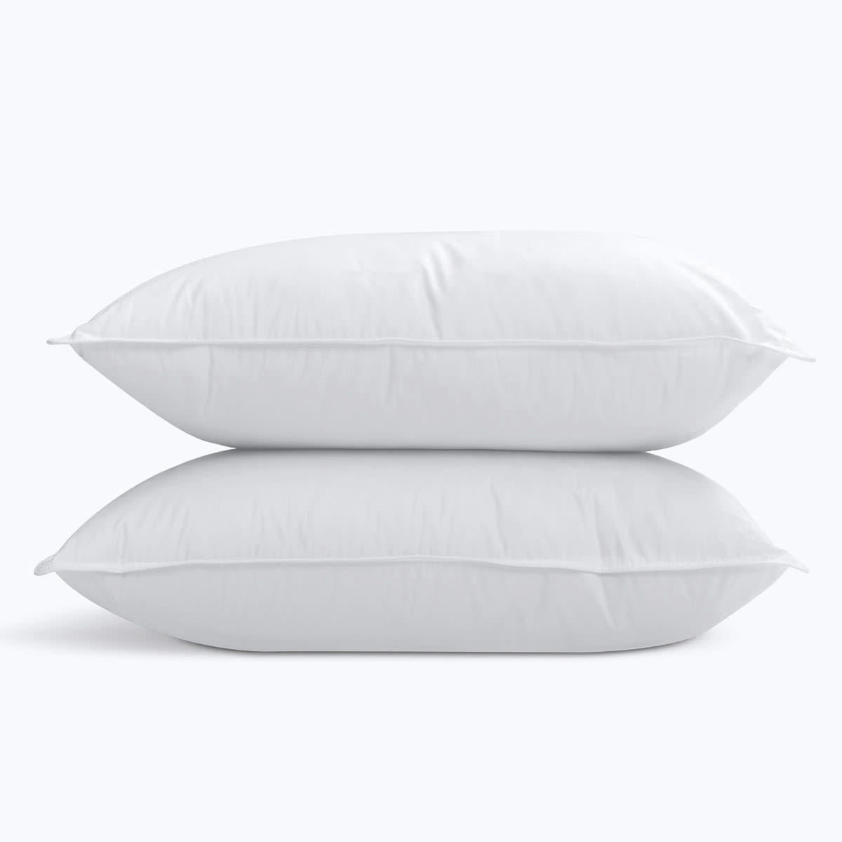 - Oreiller Effet Duvet 60x60cm - Lot de 2