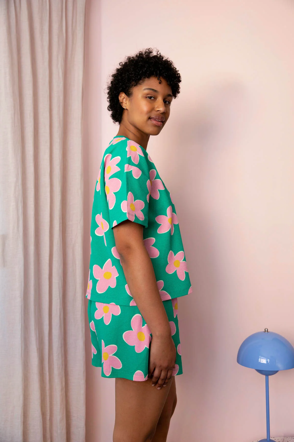 Pyjama gaufré Big Flowers - Hindbag x WAJ