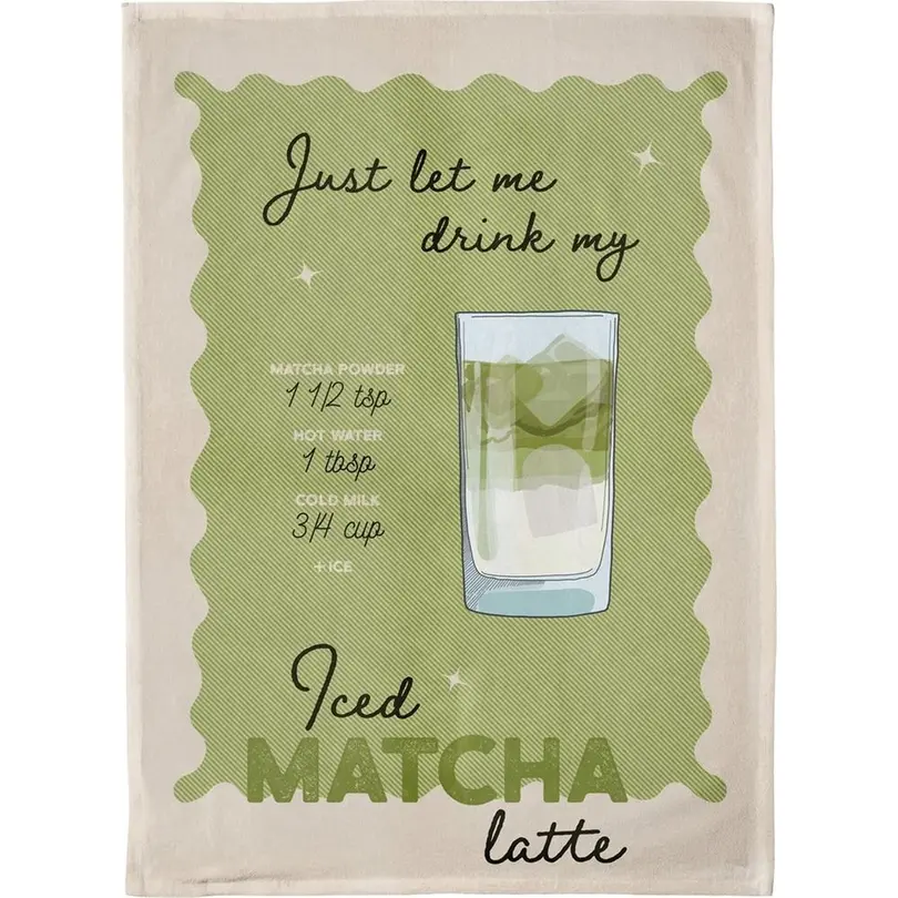 Küchentuch Iced Matcha