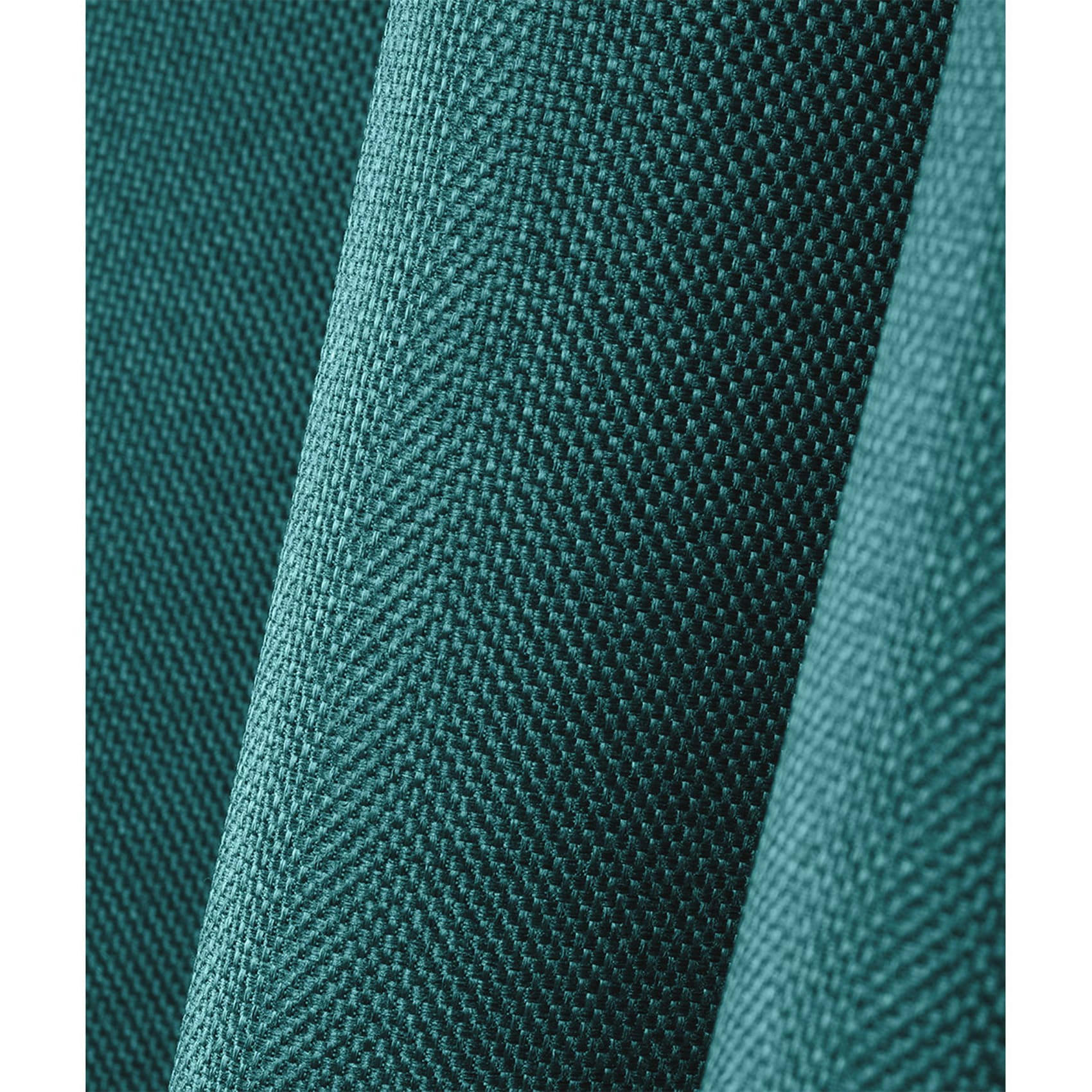 - Rideau occultant uni tramé polyester bleu canard 140x260 cm