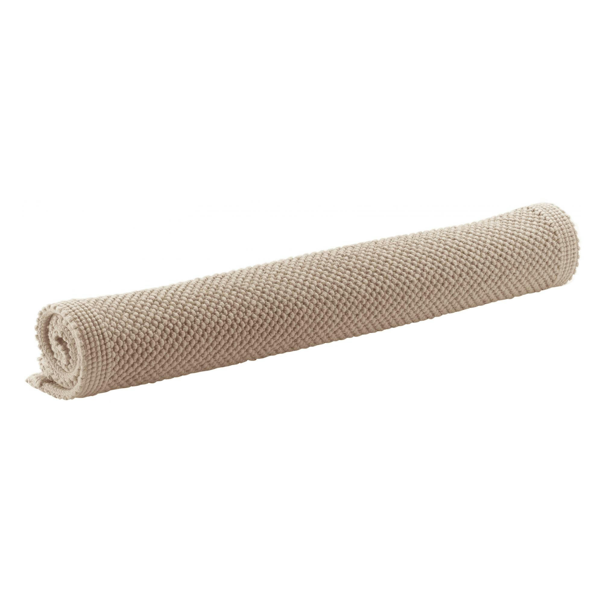 ETIA - Tapis de bain uni  en coton galet 54 x 110