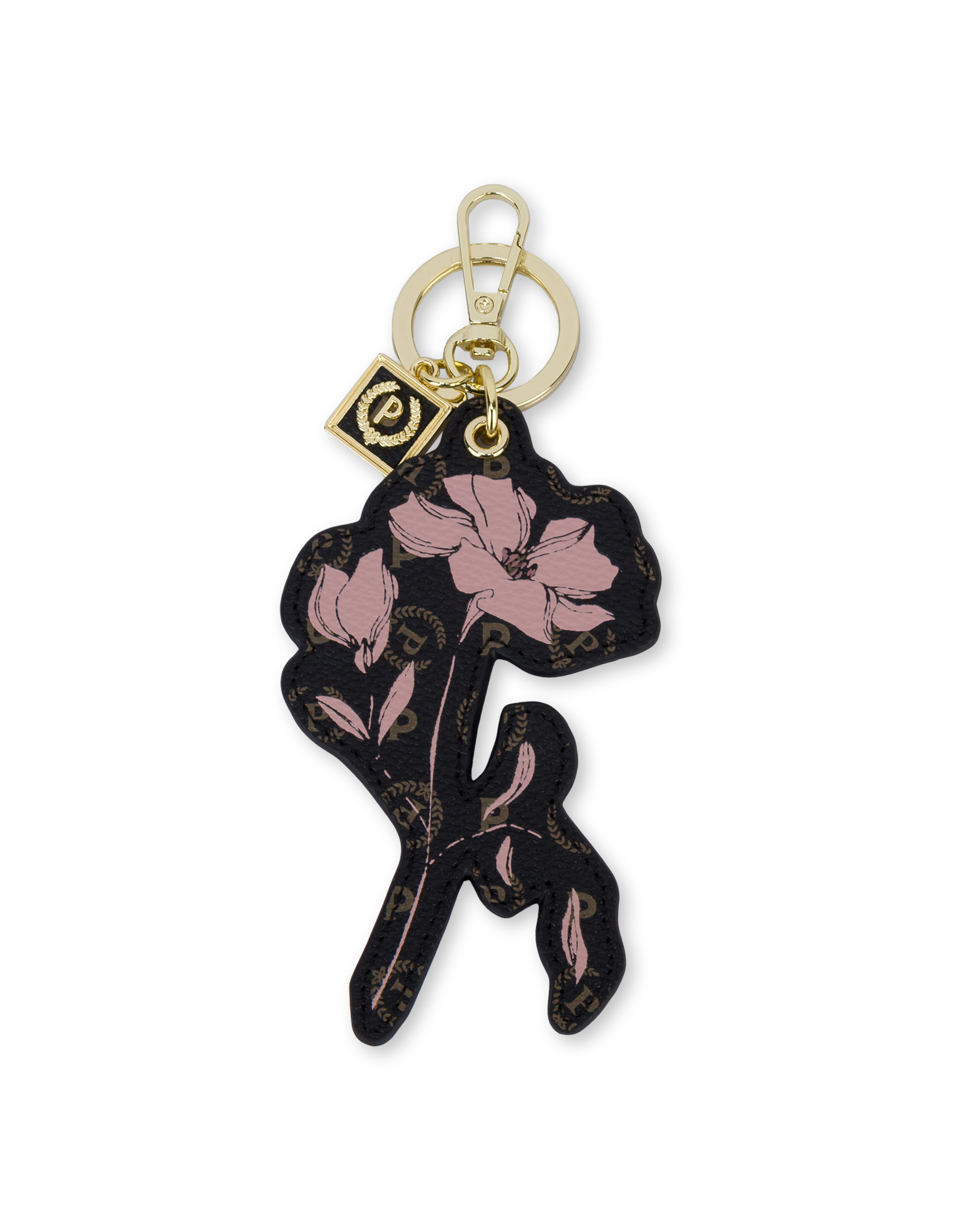 Portachiavi In Heritage Marina Flower Nero/nero