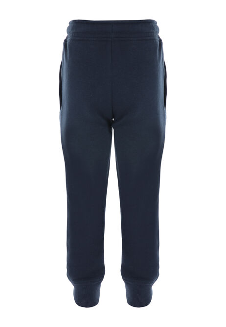 Younger Boys Plain Navy Joggers