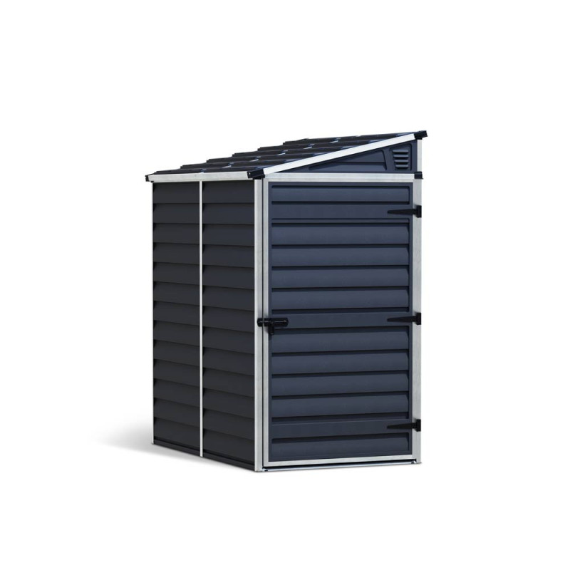 Abri de jardin en résine Skylight gris foncé 1,17 x 1,75 x 2,03 m CANOPIA