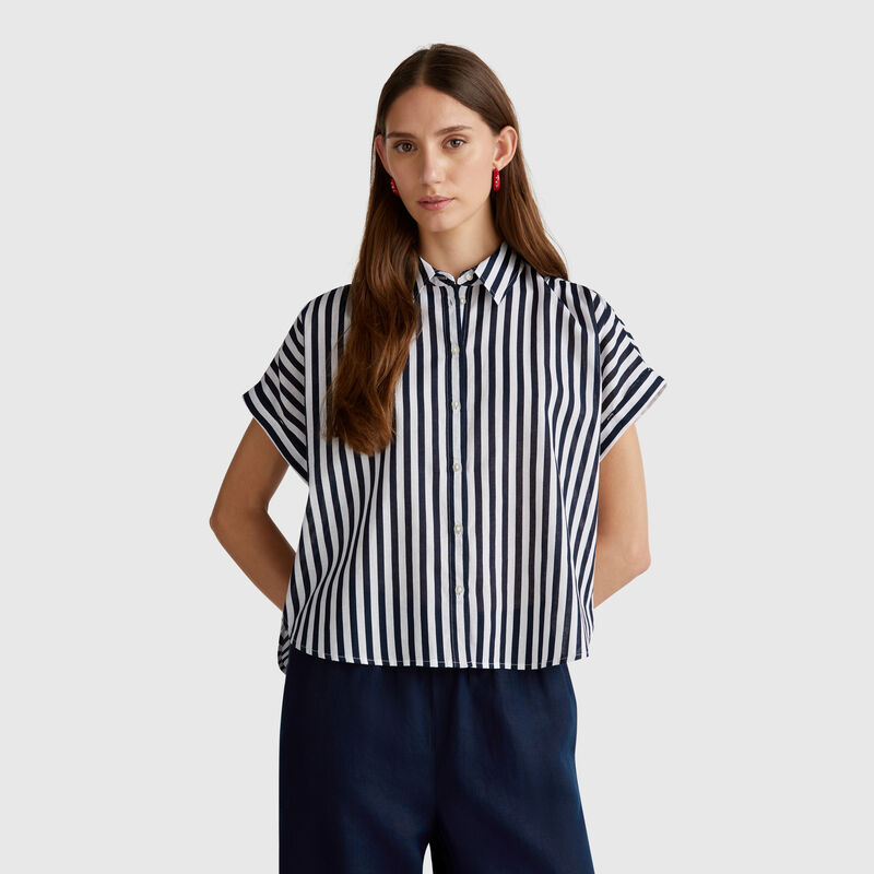 Comfort fit striped shirt