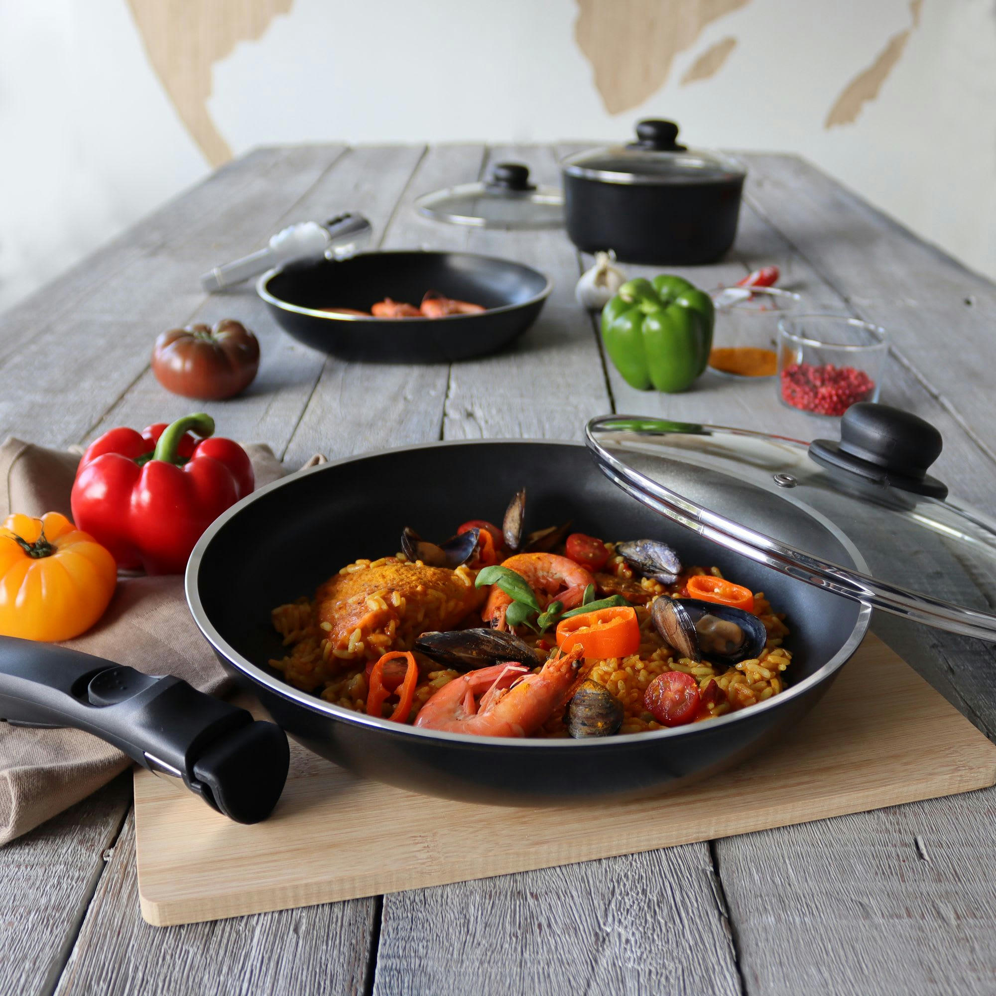 MARIE - Poêle en aluminium Ø28cm - compatible induction