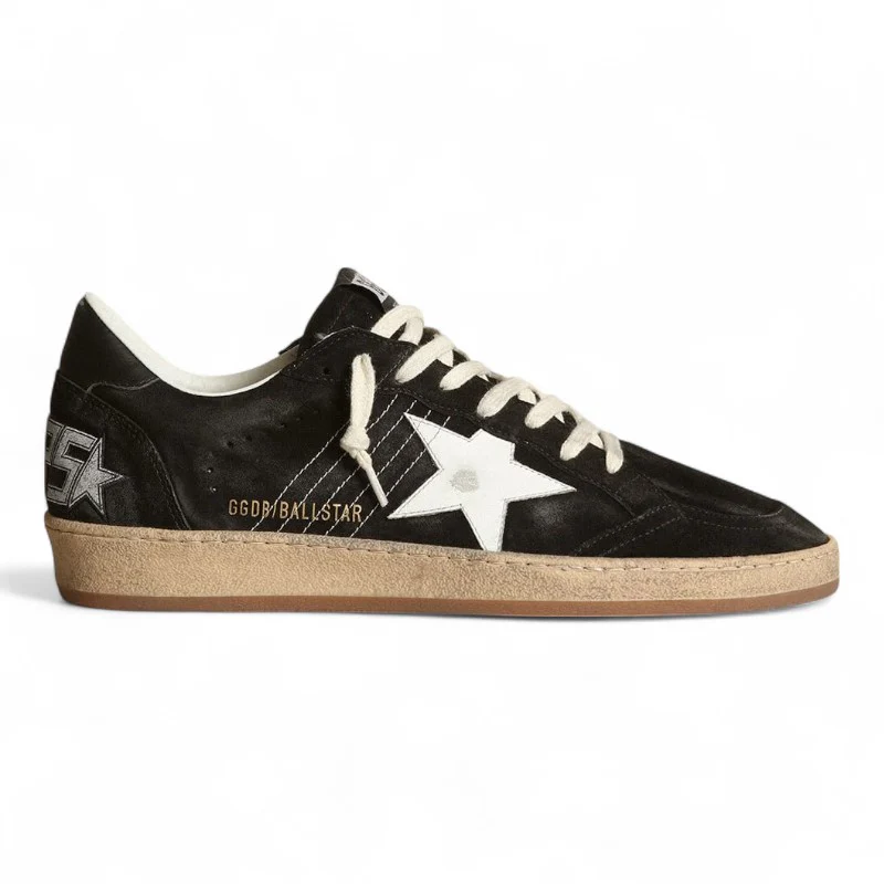 The Ball Star sneaker features white nappa leather with a white star and heel tab,