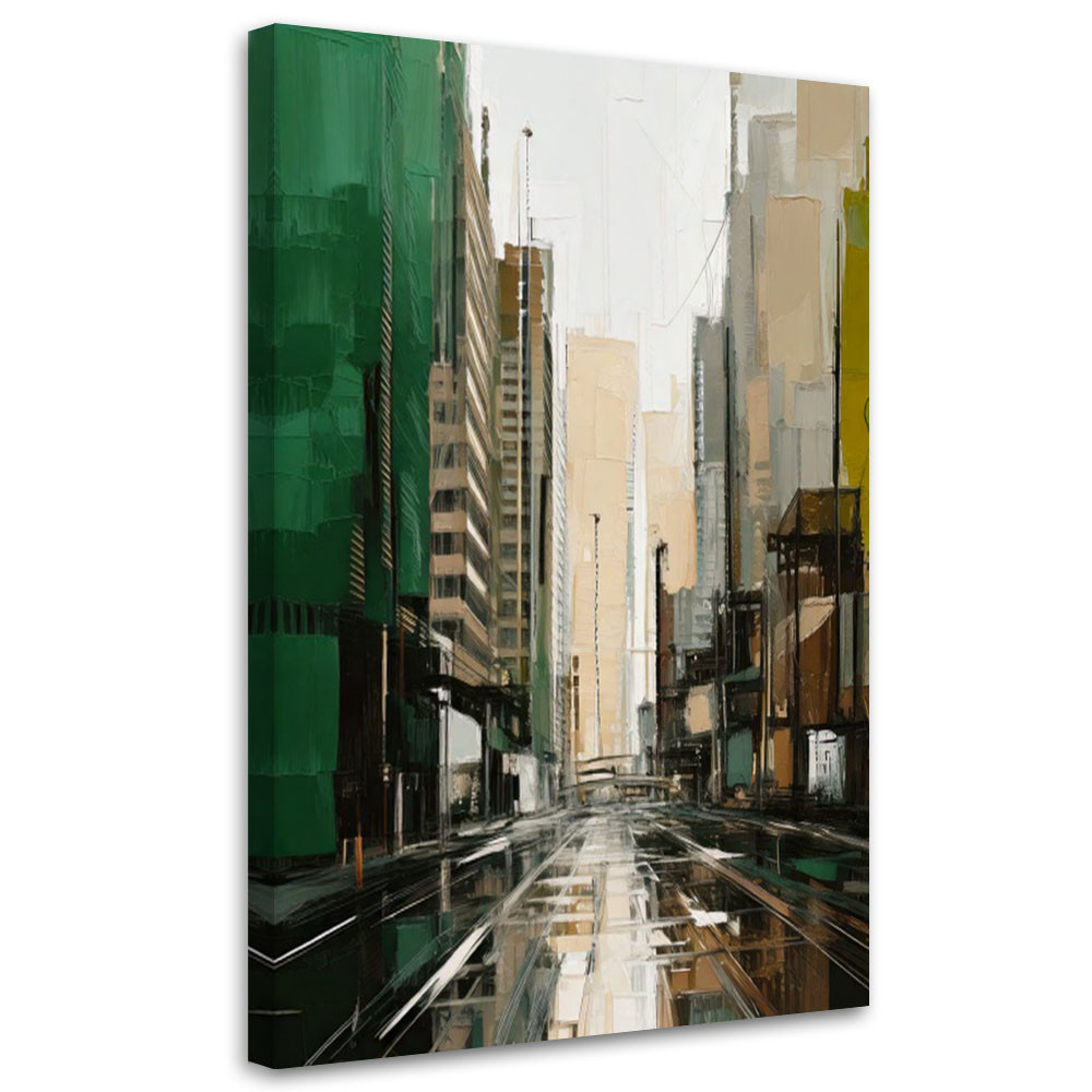 Feeby Obraz do salonu, Miasto Ulica Nowoczesna 40x60