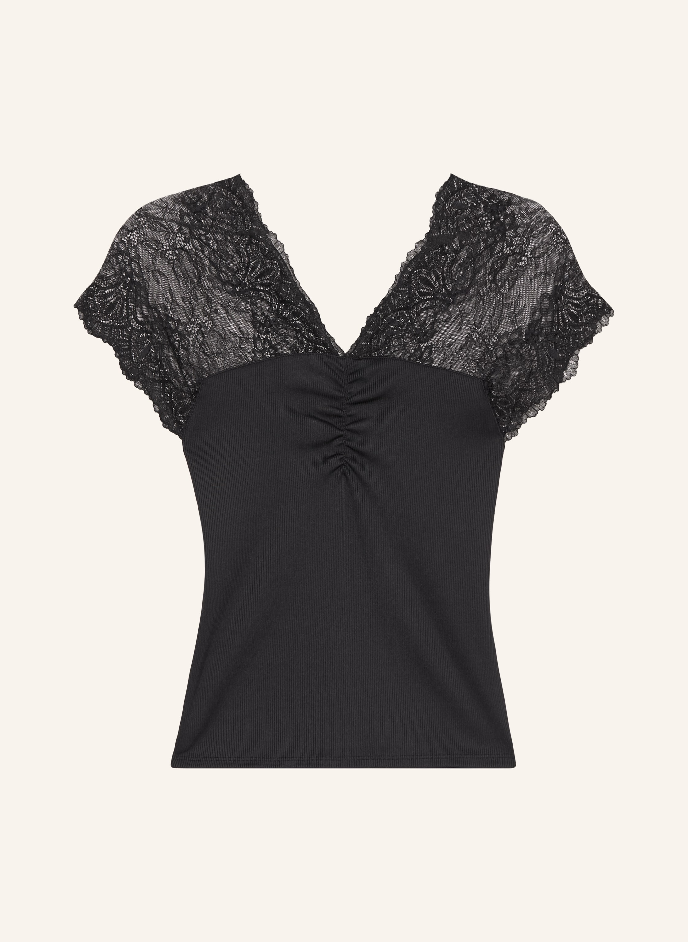 maje Blusenshirt mit Spitze