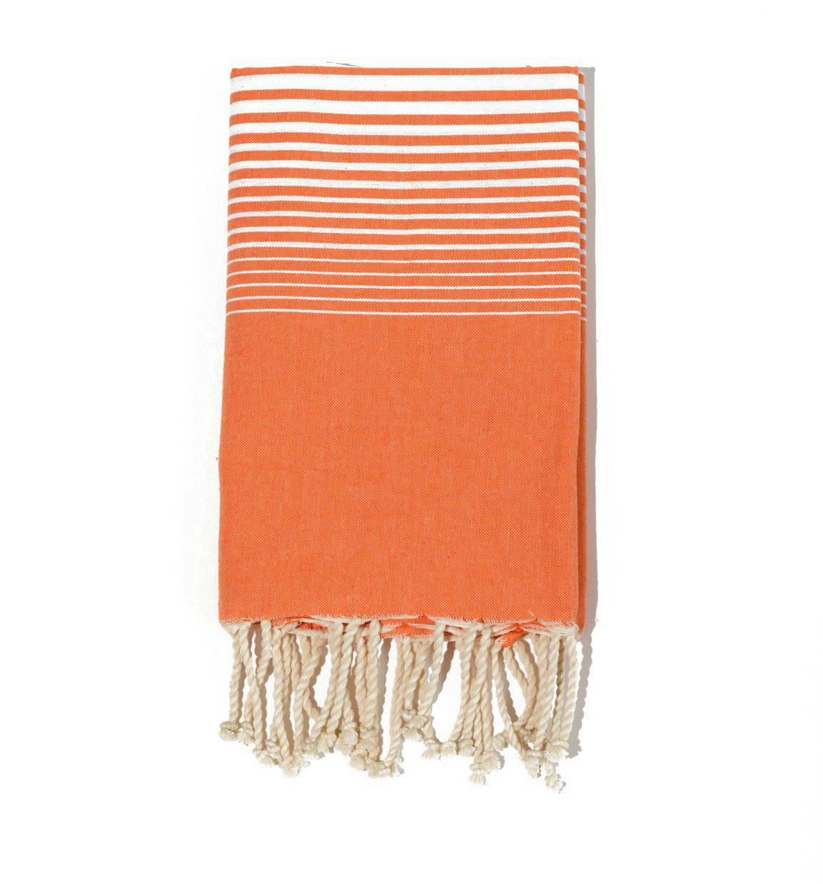 - Fouta en coton 100x200cm orange