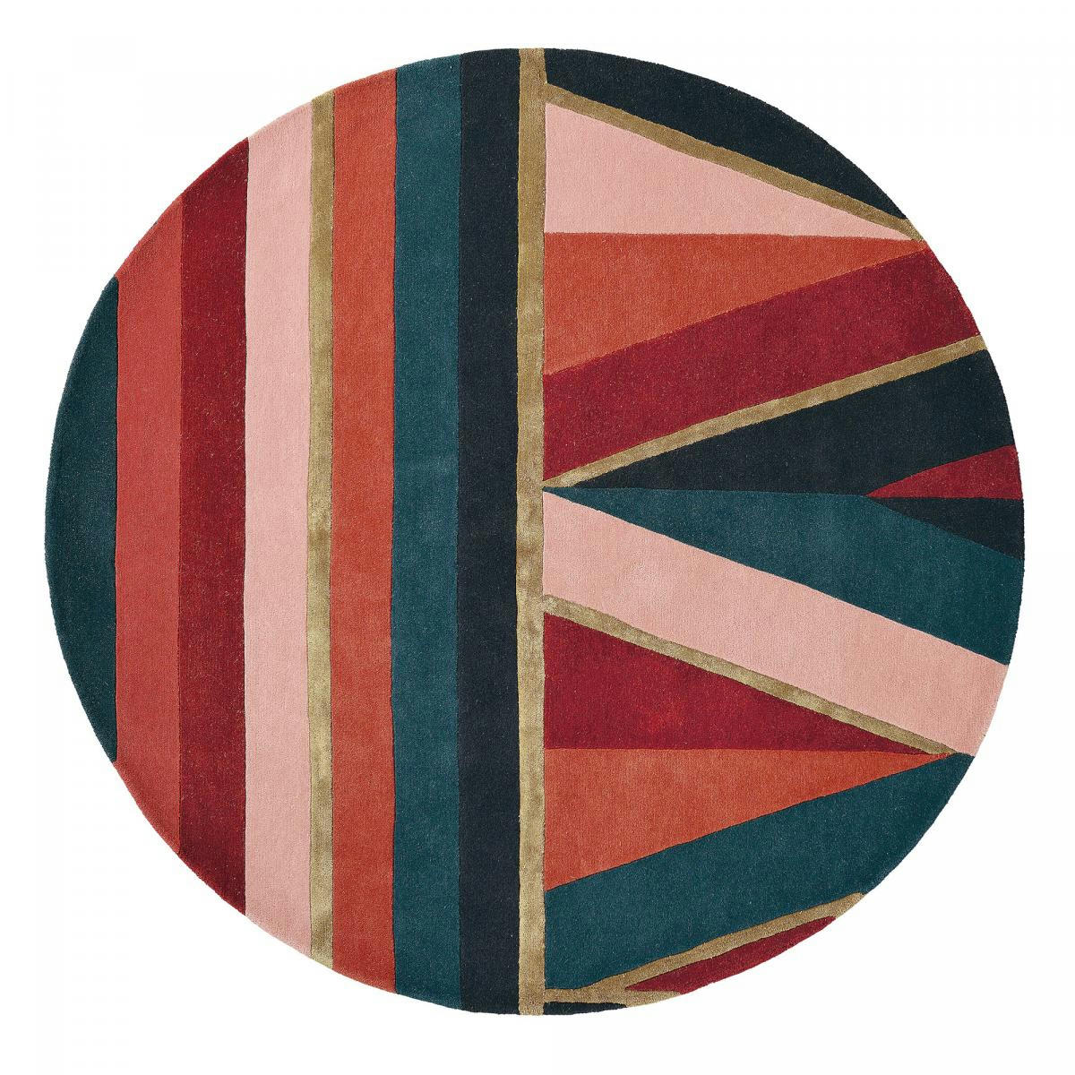 SAHARA TB ROND 1A2T - Tapis rond multicolore 150x150 rond