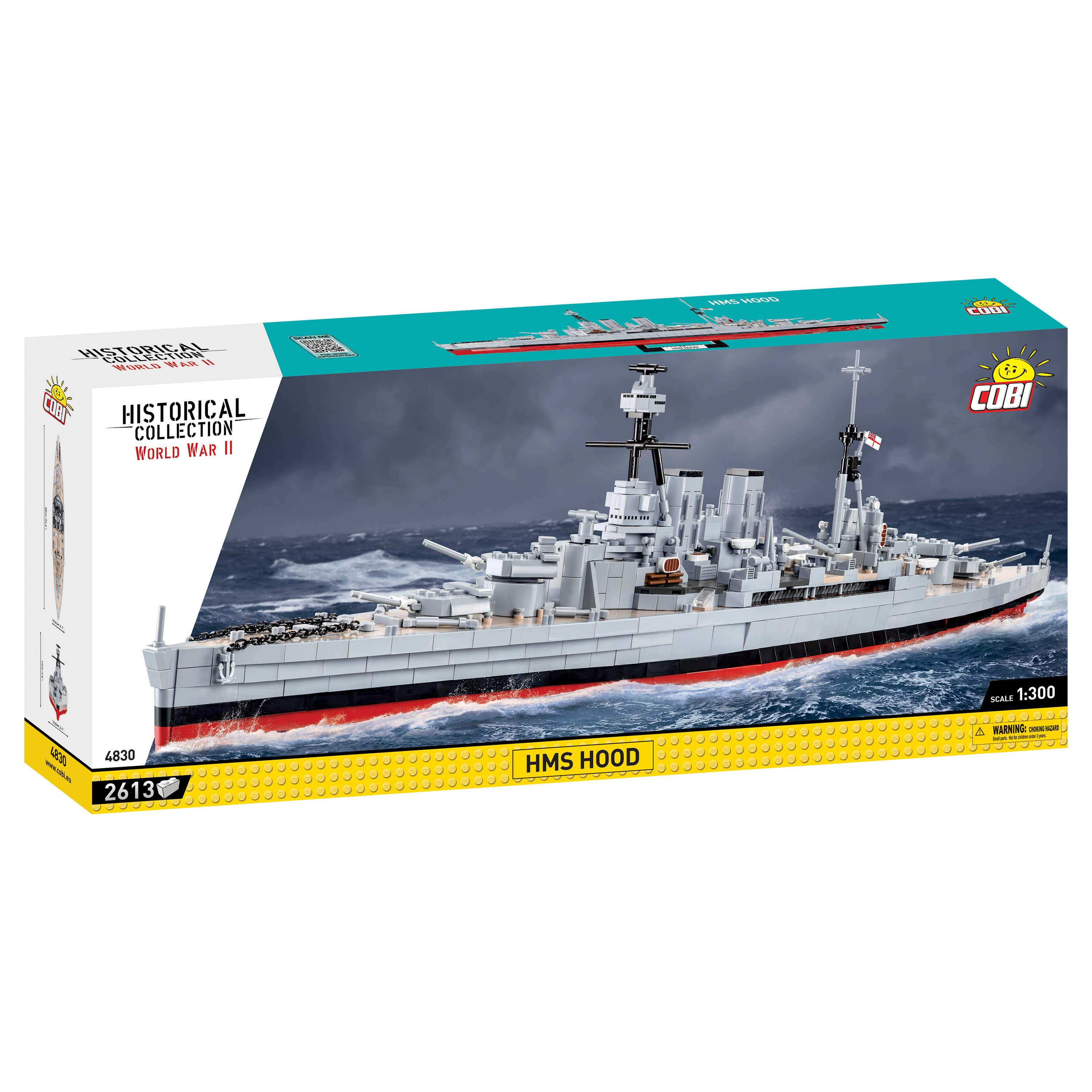 COBI HMS Hood Set 1:300