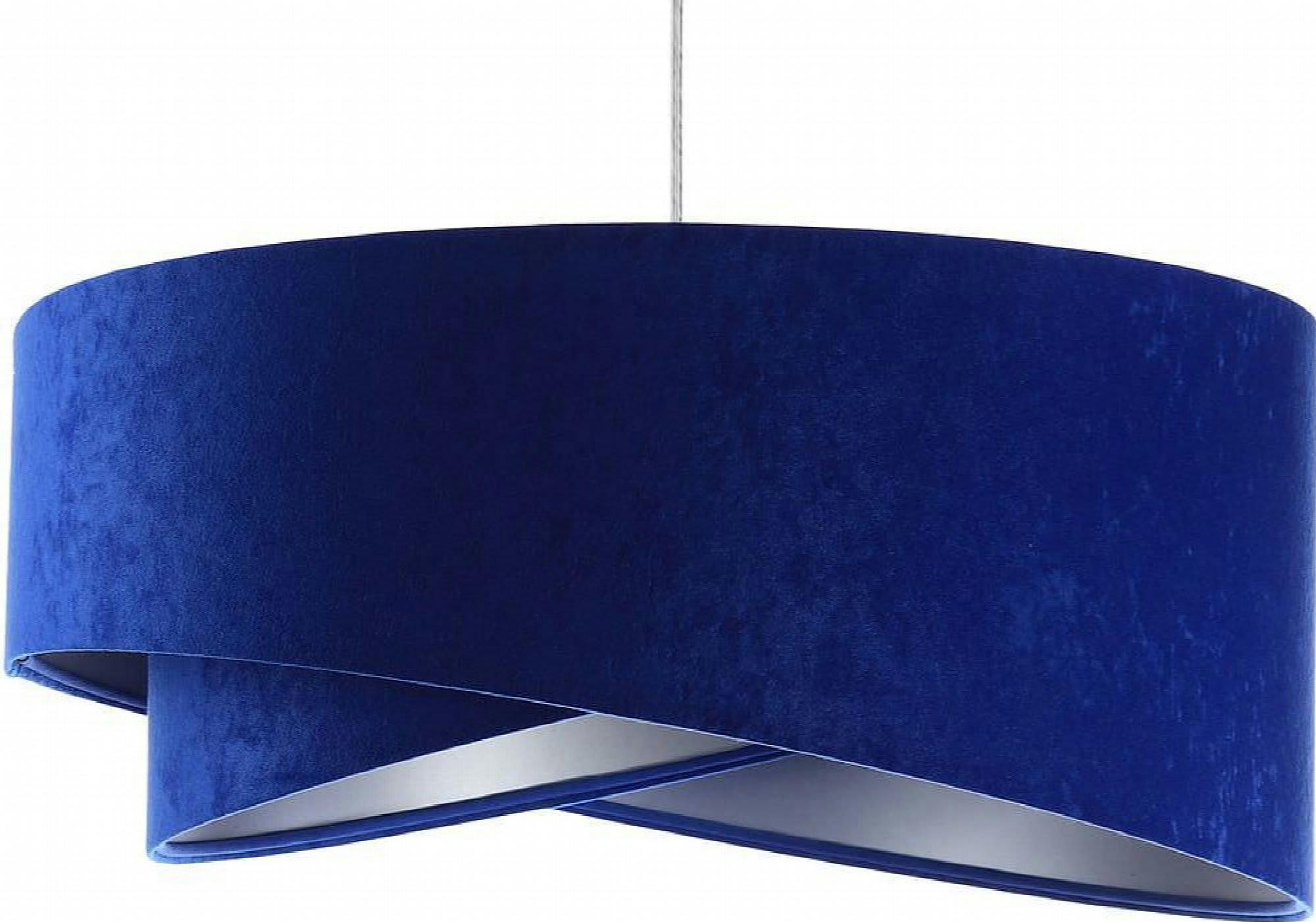 GALAXY - Suspension Tissu Bleu 50x50x105 cm