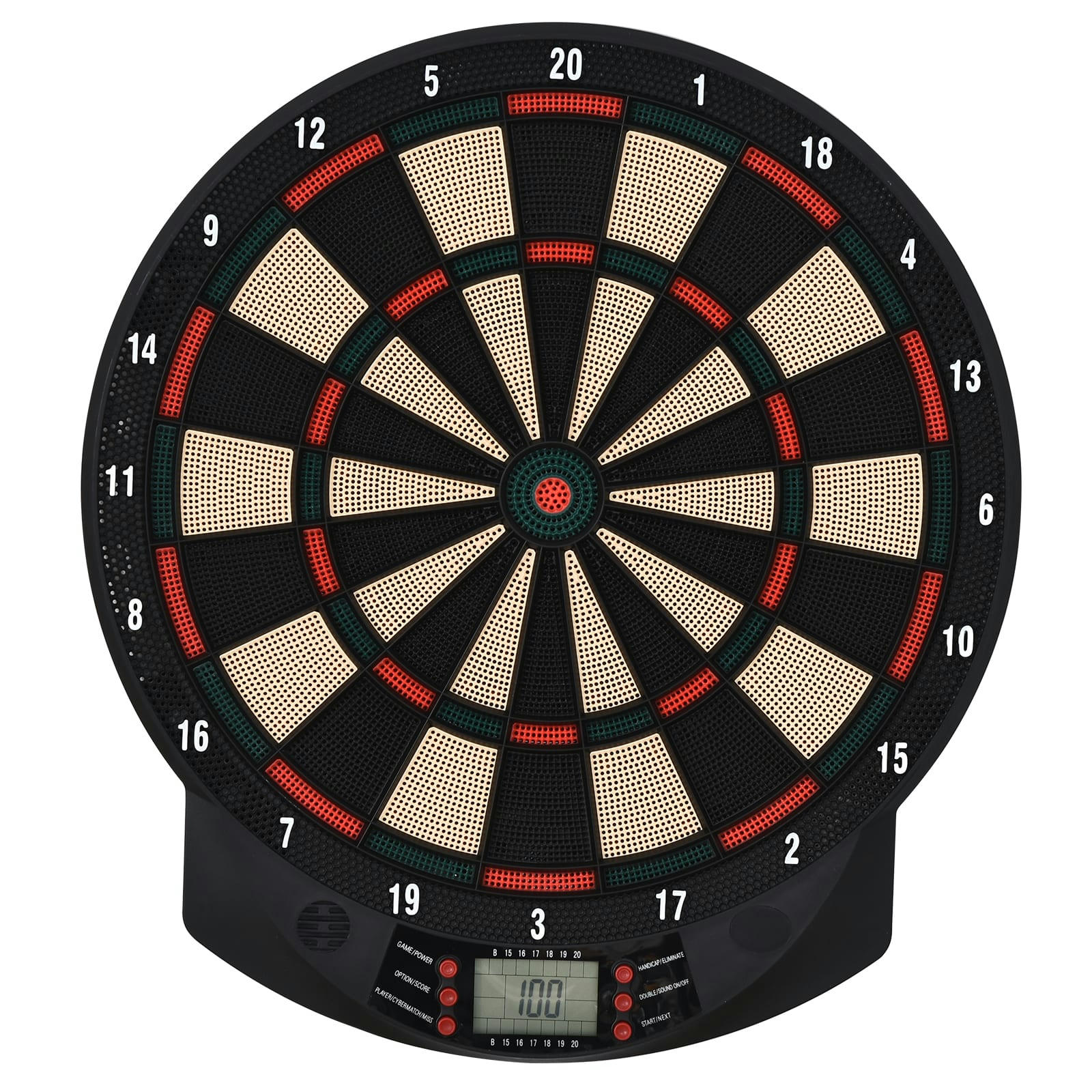 - Cible jeu de fléchettes électronique 26 jeux 8 joueurs haut-parleur