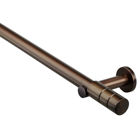 Gardinenstangen-Set »Zylinder«, Länge 1000 mm, Ø 25 mm, Metall