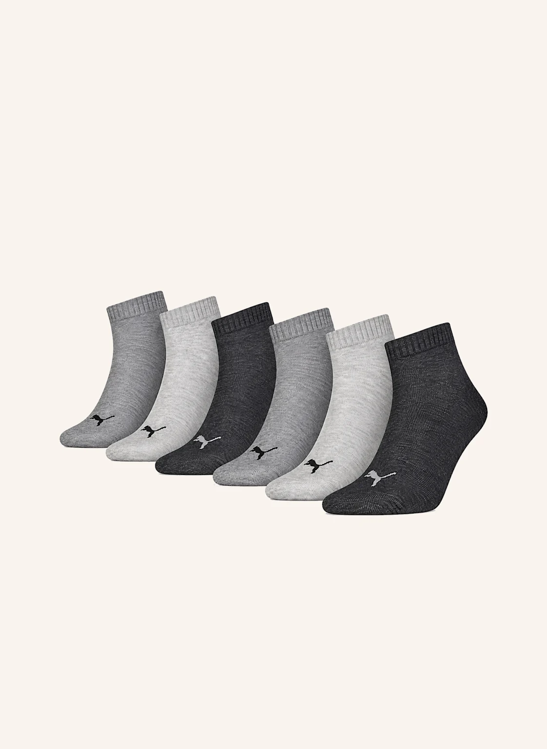 PUMA Socken QUARTER 6-PACK