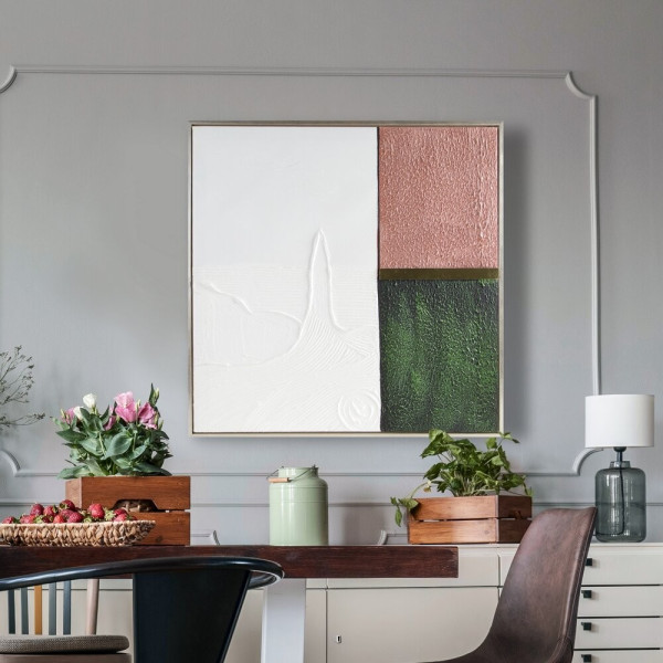 Abstrakcyjny Obraz GEOMETRIC 80x80 cm - Nowoczesny