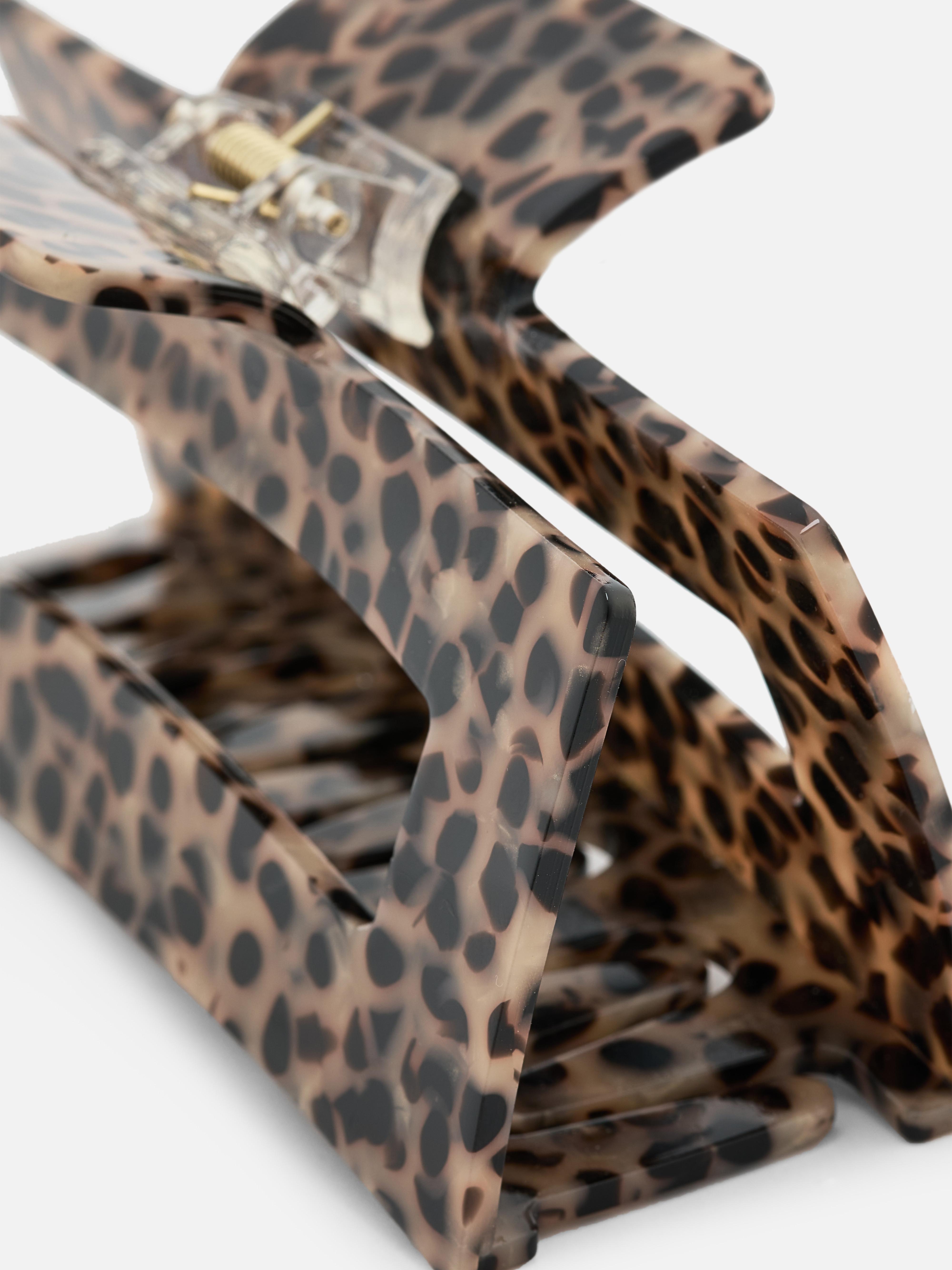 Extra Large Animal Print Claw Clip