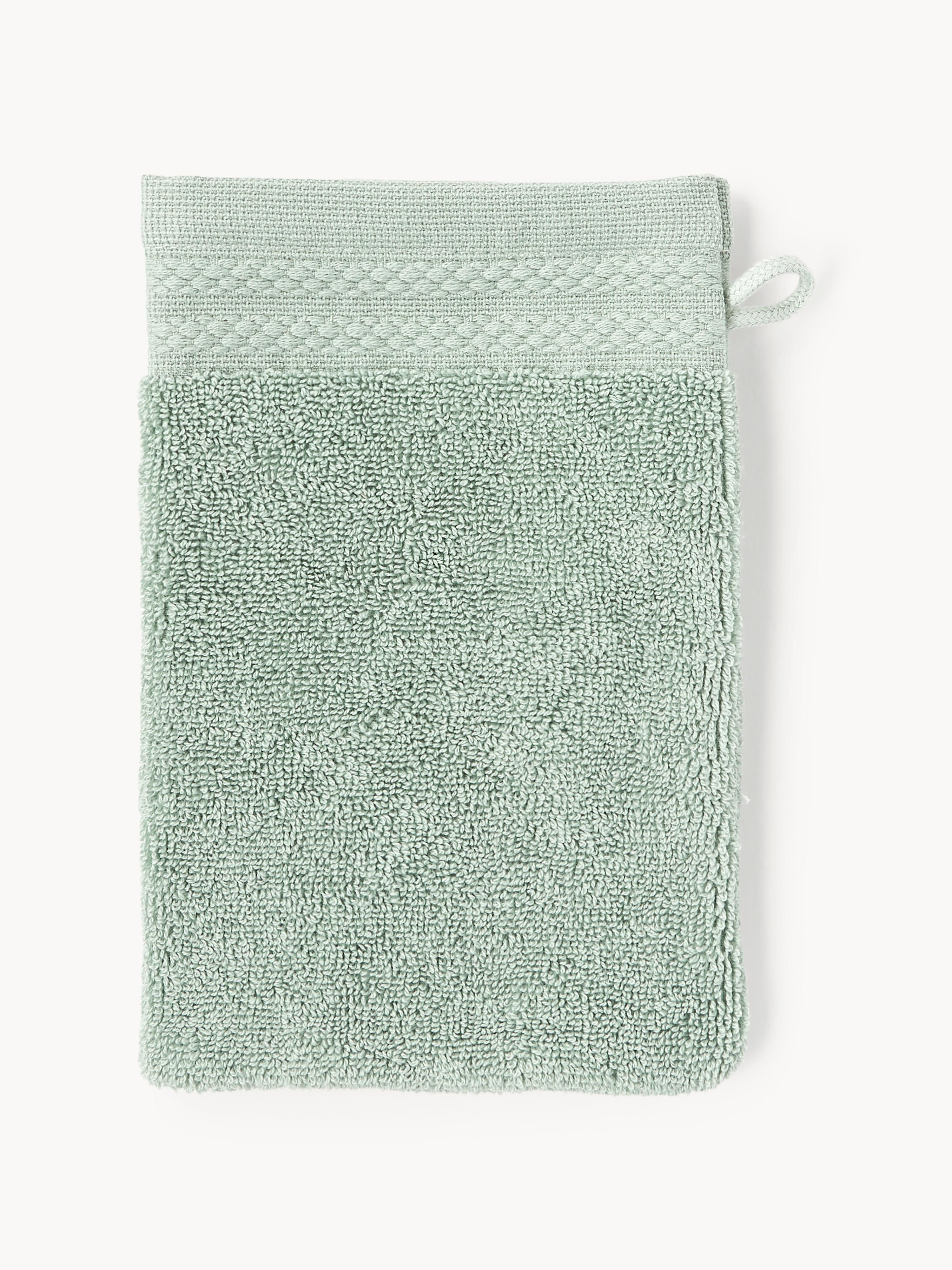 Waschhandschuhe Premium aus Bio-Baumwolle, 2er-Set