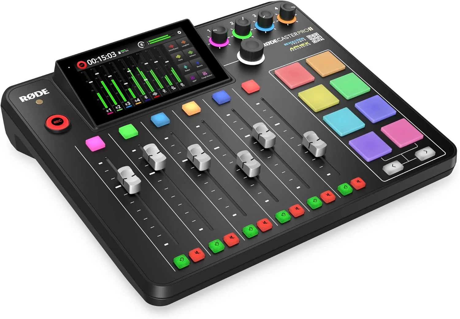 All-in-One Production Solution for Podcasting, Streaming, Music Production and Content Creation,Black(RCP II/Black)