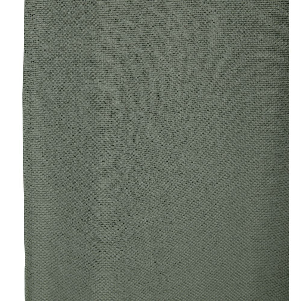 Rideau occultant effet tramé gris foncé 140x240cm
