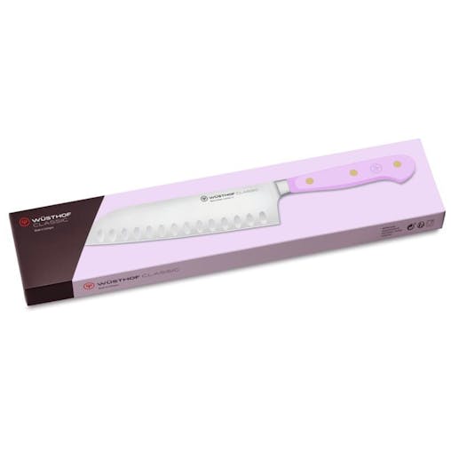 Wusthof Classic Santoku with Hollow Edge 17cm Knife | Purple Yam