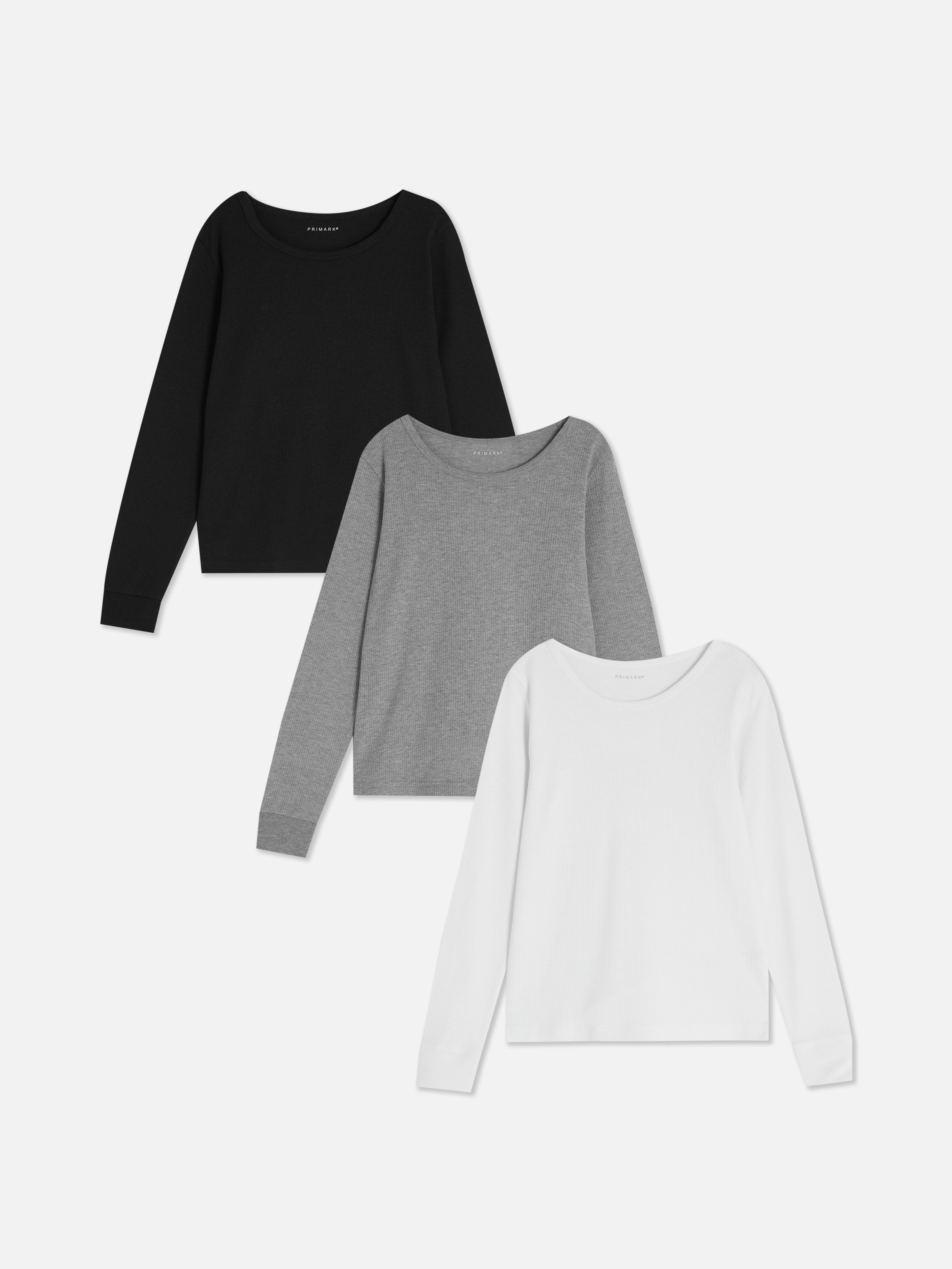 1.5-15yrs | 3pk Thermal Long Sleeve T-Shirts