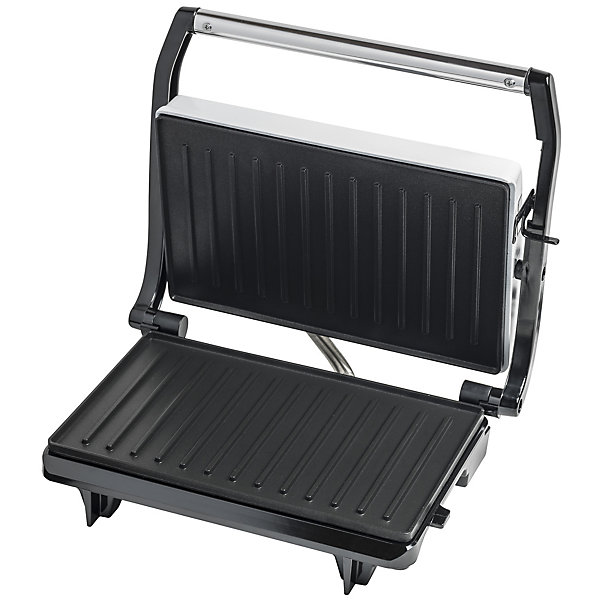 Gril viande et panini 700w blanc Bestron APM123W viva italia