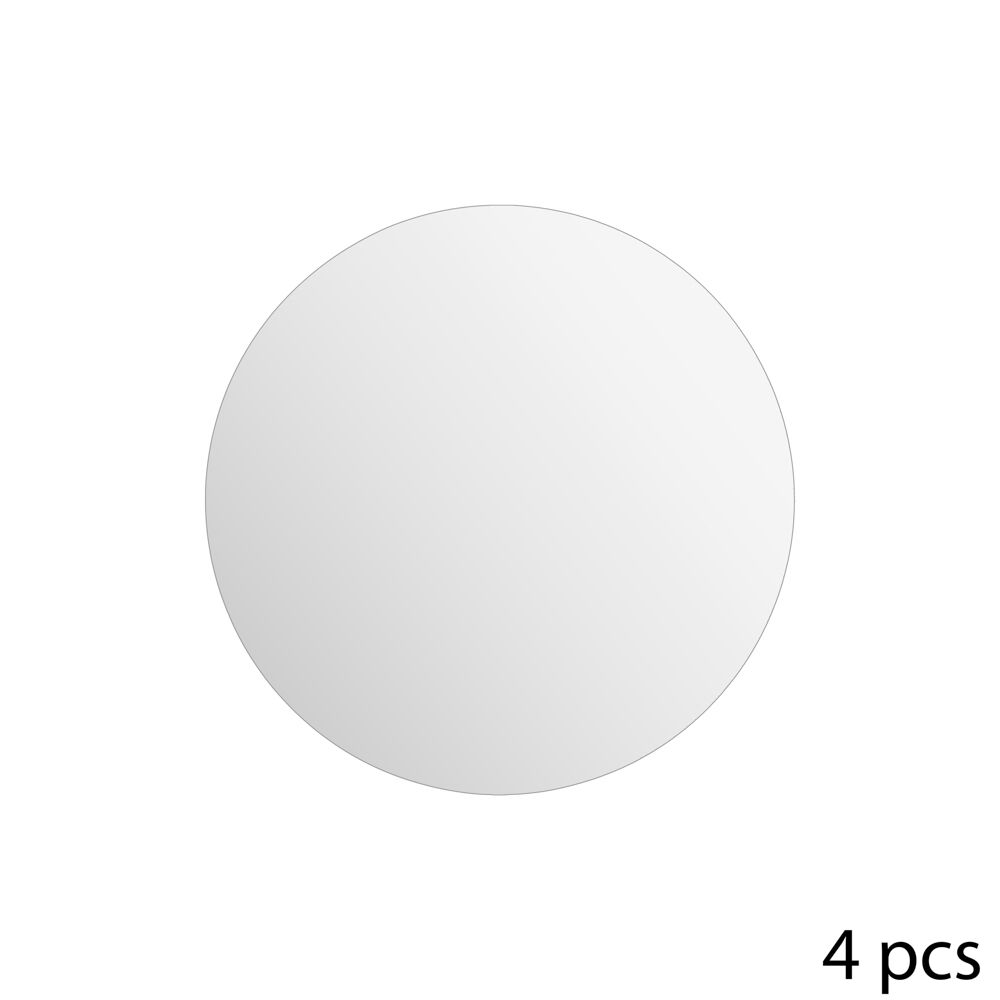 Conjunto de 4 espelhos adesivos redondos
