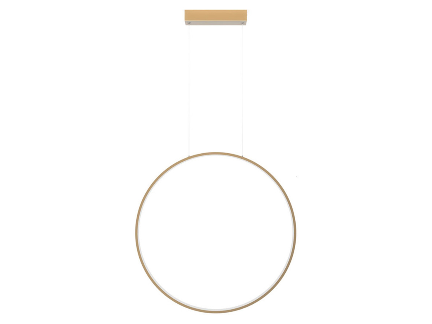 Lampa wisząca łazienkowa Mirrow LED metalowa złota