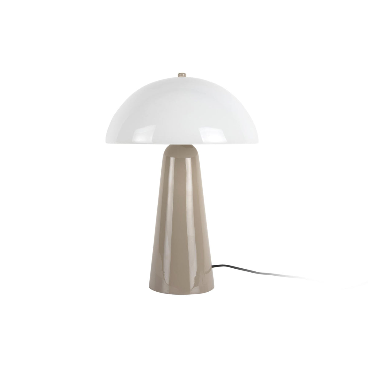 Leitmotiv tafellamp Vidrio Centro - grijs - 30xx42cm - Paddenstoellamp