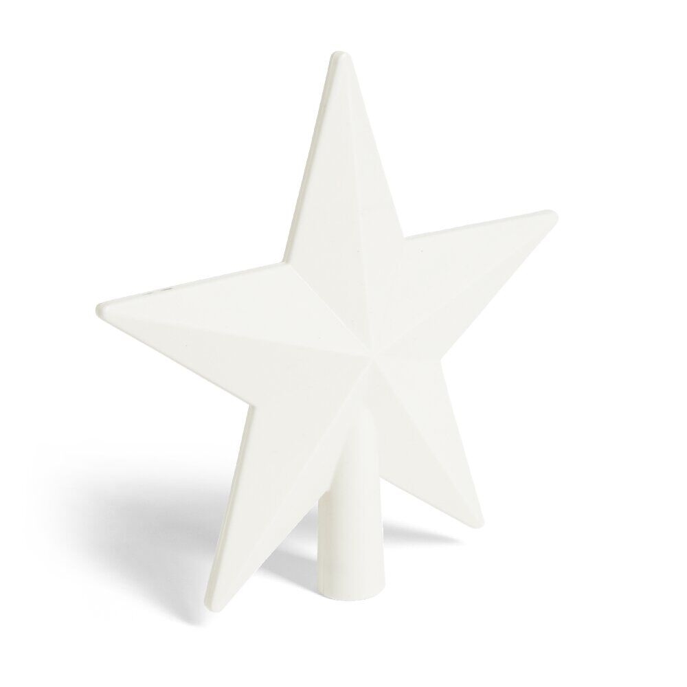 Cimier étoile blanc 20x20cm