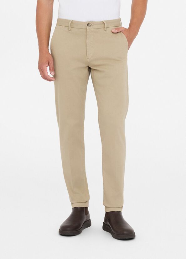 Pantaloni chino in cotone