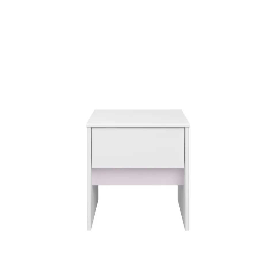 Nachtkastje Bobby - 1 lade - wit