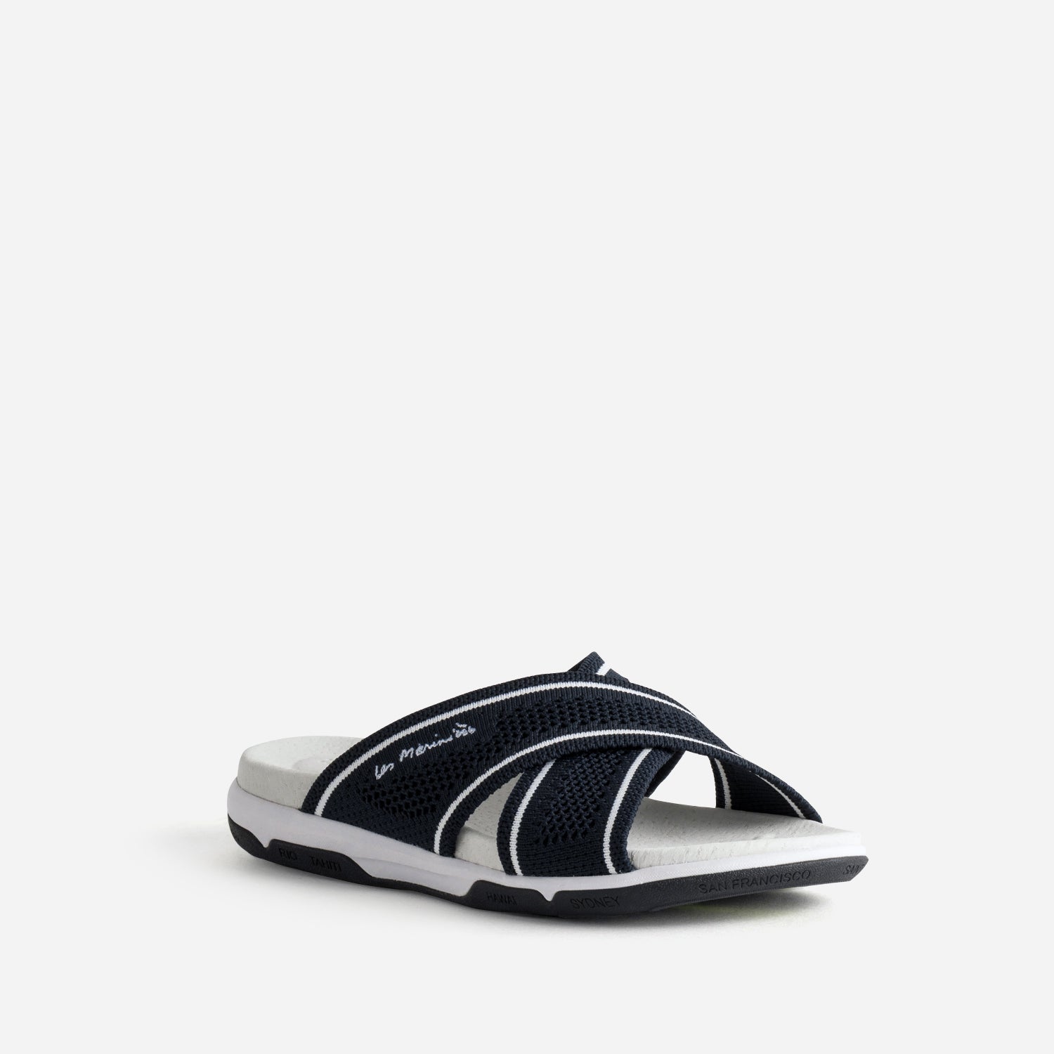 Mule TBS marine brides croisées en mesh