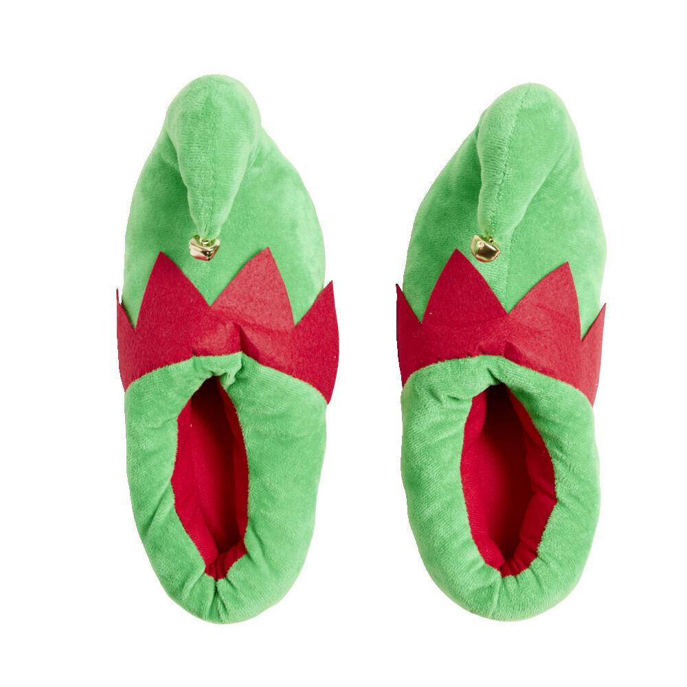 Chaussons No&euml;l mixte lutin verts T36 à 45