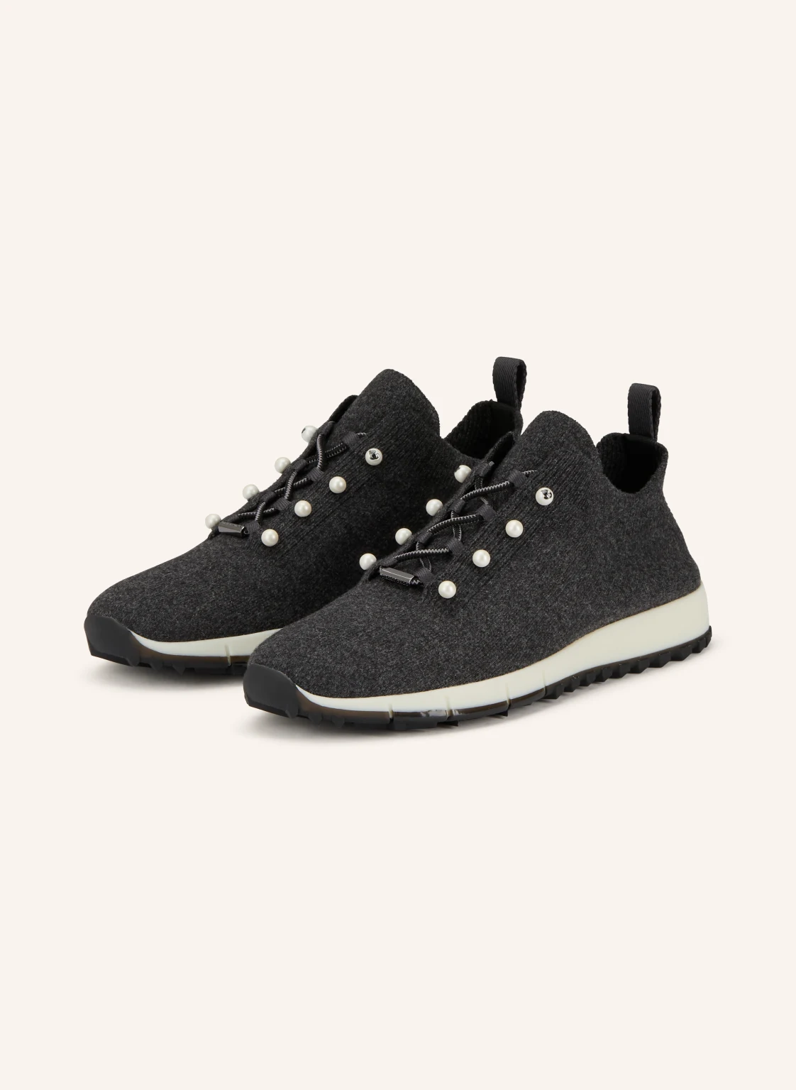 JIMMY CHOO Sneaker VELES mit Schmuckperlen