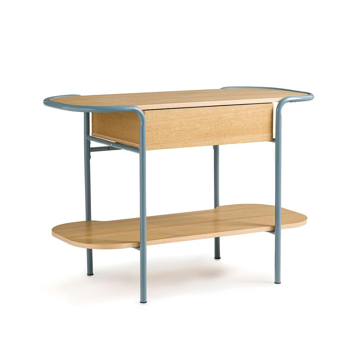 Meuble sous vasque chêne et métal acier, Oniw