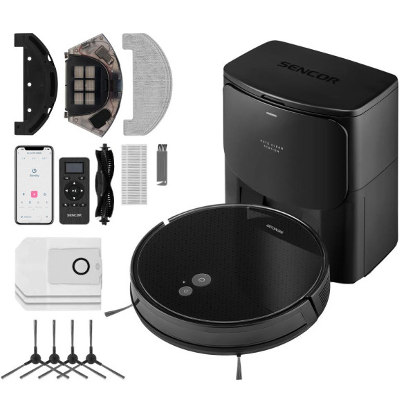 Robot Sprzątający Z Koszem Srv 9085Bk